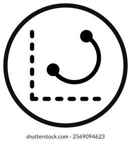 Editable chart vector icon. Part of a big icon set family. Perfect for web and app interfaces, presentations, infographics, etc