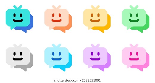 Editable chat bot, smart assistant vector icon. AI technology, artificial intelligence, computer. Part of a big icon set family. Perfect for web and app interfaces, presentations, infographics, etc