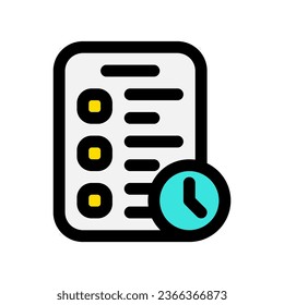 Editable checklist, task, clipboard vector icon. Remote work, job, profession, freelance. Part of a big icon set family. Perfect for web and app interfaces, presentations, infographics, etc