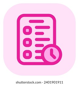 Editable checklist, task, clipboard vector icon. Remote work, job, profession, freelance. Part of a big icon set family. Perfect for web and app interfaces, presentations, infographics, etc