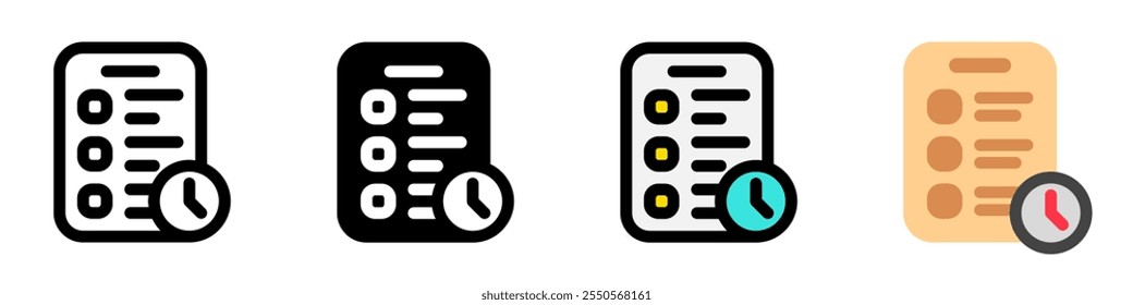 Editable checklist, task, clipboard vector icon. Remote work, job, profession, freelance. Part of a big icon set family. Perfect for web and app interfaces, presentations, infographics, etc