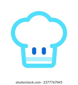 Editable chef's hat vector icon. Food, restaurant. Part of a big icon set family. Perfect for web and app interfaces, presentations, infographics, etc