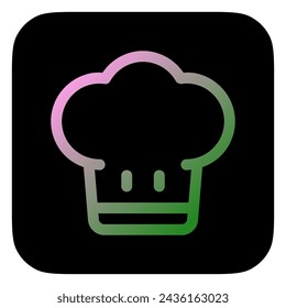 Editable chef's hat vector icon. Food, restaurant. Part of a big icon set family. Perfect for web and app interfaces, presentations, infographics, etc