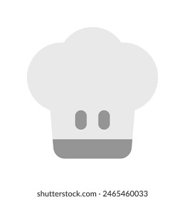 Editable chef's hat vector icon. Food, restaurant. Part of a big icon set family. Perfect for web and app interfaces, presentations, infographics, etc