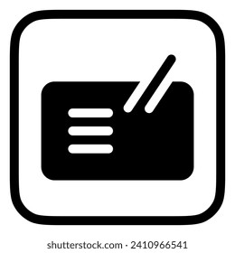 Editable cheque vector icon. Part of a big icon set family. Finance, business, investment, accounting. Perfect for web and app interfaces, presentations, infographics, etc