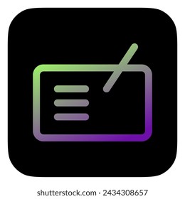 Editable cheque vector icon. Part of a big icon set family. Finance, business, investment, accounting. Perfect for web and app interfaces, presentations, infographics, etc