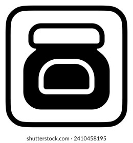 Editable chocolate spread, peanut butter vector icon. Part of a big icon set family. Perfect for web and app interfaces, presentations, infographics, etc
