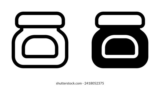 Editable chocolate spread, peanut butter vector icon. Part of a big icon set family. Perfect for web and app interfaces, presentations, infographics, etc