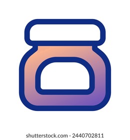 Editable chocolate spread, peanut butter vector icon. Part of a big icon set family. Perfect for web and app interfaces, presentations, infographics, etc