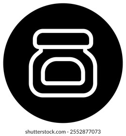 Editable chocolate spread, peanut butter vector icon. Part of a big icon set family. Perfect for web and app interfaces, presentations, infographics, etc