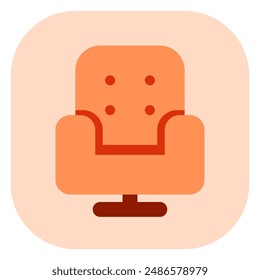 Editable cinema chair, furniture, theater seat vector icon. Movie, cinema, entertainment. Part of a big icon set family. Perfect for web and app interfaces, presentations, infographics, etc