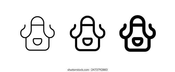 Editable cleaning apron vector icon. Part of a big icon set family. Perfect for web and app interfaces, presentations, infographics, etc