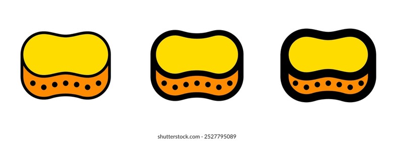 Editable cleaning sponge, scrubber vector icon. Part of a big icon set family. Perfect for web and app interfaces, presentations, infographics, etc