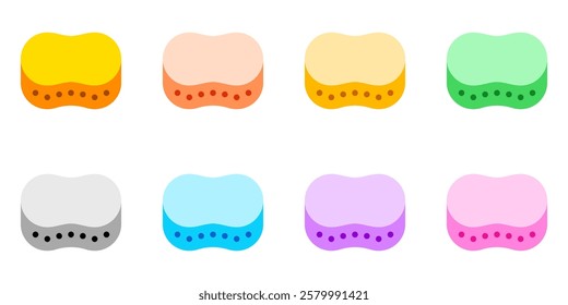 Editable cleaning sponge, scrubber vector icon. Part of a big icon set family. Perfect for web and app interfaces, presentations, infographics, etc