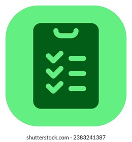 Editable clipboard, checklist vector icon. Part of a big icon set family. Perfect for web and app interfaces, presentations, infographics, etc