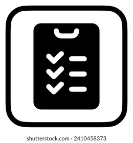 Editable clipboard, checklist vector icon. Part of a big icon set family. Perfect for web and app interfaces, presentations, infographics, etc
