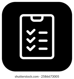 Editable clipboard, checklist vector icon. Part of a big icon set family. Perfect for web and app interfaces, presentations, infographics, etc