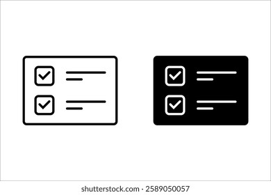 Editable clipboard, checklist vector icon. Part of a big icon set family. Perfect for web and app interfaces, presentations, infographics, etc