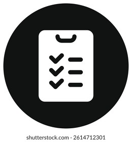 Editable clipboard, checklist vector icon. Part of a big icon set family. Perfect for web and app interfaces, presentations, infographics, etc