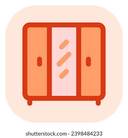 Editable closet, cabinet, wardrobe vector icon. Part of a big icon set family. Perfect for web and app interfaces, presentations, infographics, etc