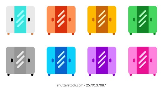 Editable closet, cabinet, wardrobe vector icon. Part of a big icon set family. Perfect for web and app interfaces, presentations, infographics, etc