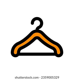 Editable clothe hanger vector icon. Clothing, fashion, apparel. Part of a big icon set family. Perfect for web and app interfaces, presentations, infographics, etc