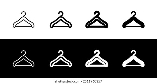 Editable clothe hanger vector icon. Clothing, fashion, apparel. Part of a big icon set family. Perfect for web and app interfaces, presentations, infographics, etc