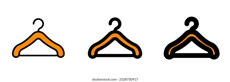 Editable clothe hanger vector icon. Clothing, fashion, apparel. Part of a big icon set family. Perfect for web and app interfaces, presentations, infographics, etc