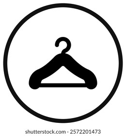 Editable clothe hanger vector icon. Clothing, fashion, apparel. Part of a big icon set family. Perfect for web and app interfaces, presentations, infographics, etc