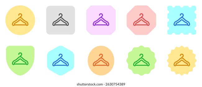 Editable clothe hanger vector icon. Clothing, fashion, apparel. Part of a big icon set family. Perfect for web and app interfaces, presentations, infographics, etc