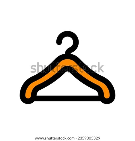 Editable clothe hanger vector icon. Clothing, fashion, apparel. Part of a big icon set family. Perfect for web and app interfaces, presentations, infographics, etc