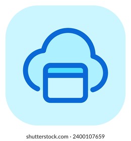 Editable cloud computing vector icon. Part of a big icon set family. Perfect for web and app interfaces, presentations, infographics, etc