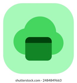 Editable cloud computing vector icon. Part of a big icon set family. Perfect for web and app interfaces, presentations, infographics, etc