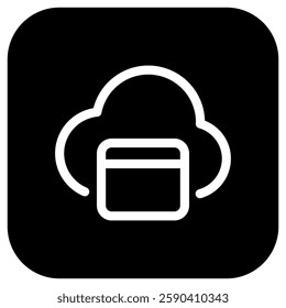 Editable cloud computing vector icon. Part of a big icon set family. Perfect for web and app interfaces, presentations, infographics, etc