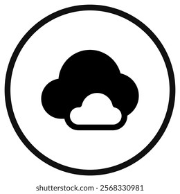 Editable clouds vector icon. Part of a big icon set family. Perfect for web and app interfaces, presentations, infographics, etc