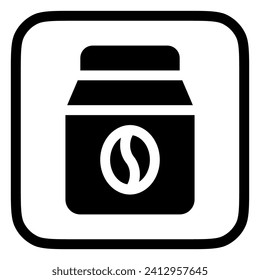 Editable coffee bean, ground, bag vector icon. Cafe, coffee shop, restaurant, drink, beverages. Part of a big icon set family. Perfect for web and app interfaces, presentations, infographics, etc