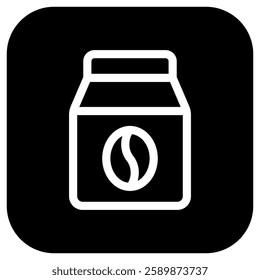 Editable coffee bean, ground, bag vector icon. Cafe, coffee shop, restaurant, drink, beverages. Part of a big icon set family. Perfect for web and app interfaces, presentations, infographics, etc