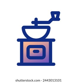 Editable coffee grinder vector icon. Cafe, coffee shop, restaurant, drink, beverages. Part of a big icon set family. Perfect for web and app interfaces, presentations, infographics, etc