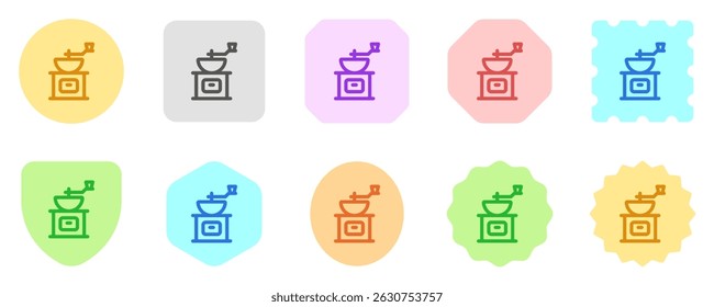 Editable coffee grinder vector icon. Cafe, coffee shop, restaurant, drink, beverages. Part of a big icon set family. Perfect for web and app interfaces, presentations, infographics, etc