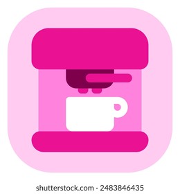 Editable coffee maker vector icon. Cafe, coffee shop, restaurant, drink, beverages. Part of a big icon set family. Perfect for web and app interfaces, presentations, infographics, etc