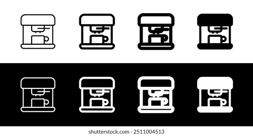 Editable coffee maker vector icon. Cafe, coffee shop, restaurant, drink, beverages. Part of a big icon set family. Perfect for web and app interfaces, presentations, infographics, etc