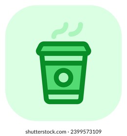 Editable coffee paper cup vector icon. Cafe, coffee shop, restaurant, drink, beverages. Part of a big icon set family. Perfect for web and app interfaces, presentations, infographics, etc