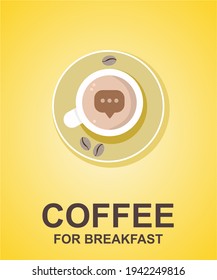 Editable coffee theme background, Poster Advertisement Flayers Vector Illustration