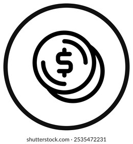 Editable coin change vector icon. Part of a big icon set family. Finance, business, investment, accounting. Perfect for web and app interfaces, presentations, infographics, etc