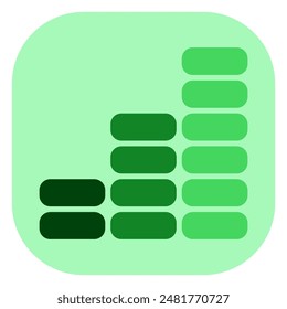 Editable coin stack, bar chart vector icon. Part of a big icon set family. Finance, business, investment, accounting. Perfect for web and app interfaces, presentations, infographics, etc