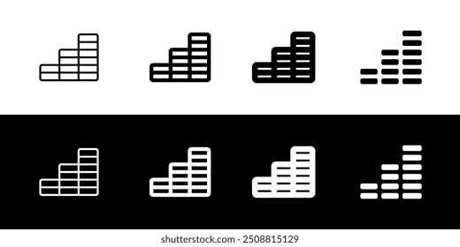 Editable coin stack, bar chart vector icon. Part of a big icon set family. Finance, business, investment, accounting. Perfect for web and app interfaces, presentations, infographics, etc