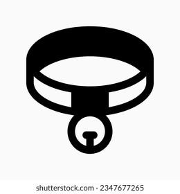 Editable collar vector icon. Veterinary, animal, pet care, pet shop. Part of a big icon set family. Perfect for business, web and app interfaces, presentations, infographics, etc
