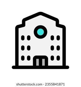 Editable college, school, campus vector icon. Part of a big icon set family. Perfect for web and app interfaces, presentations, infographics, etc