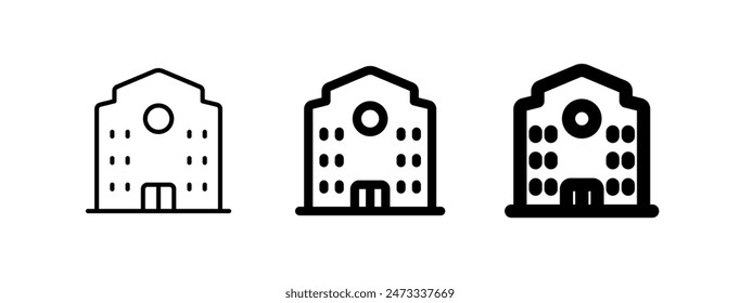 Editable college, school, campus vector icon. Part of a big icon set family. Perfect for web and app interfaces, presentations, infographics, etc