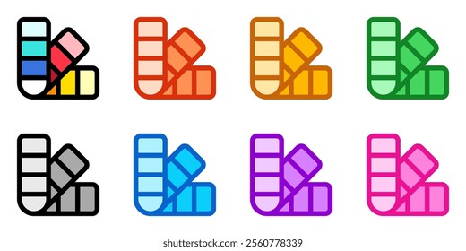 Editable color palette vector icon. Part of a big icon set family. Perfect for web and app interfaces, presentations, infographics, etc